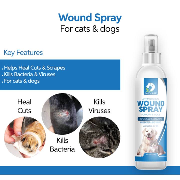 Wound Spray For Cats & Dogs - 120 ML