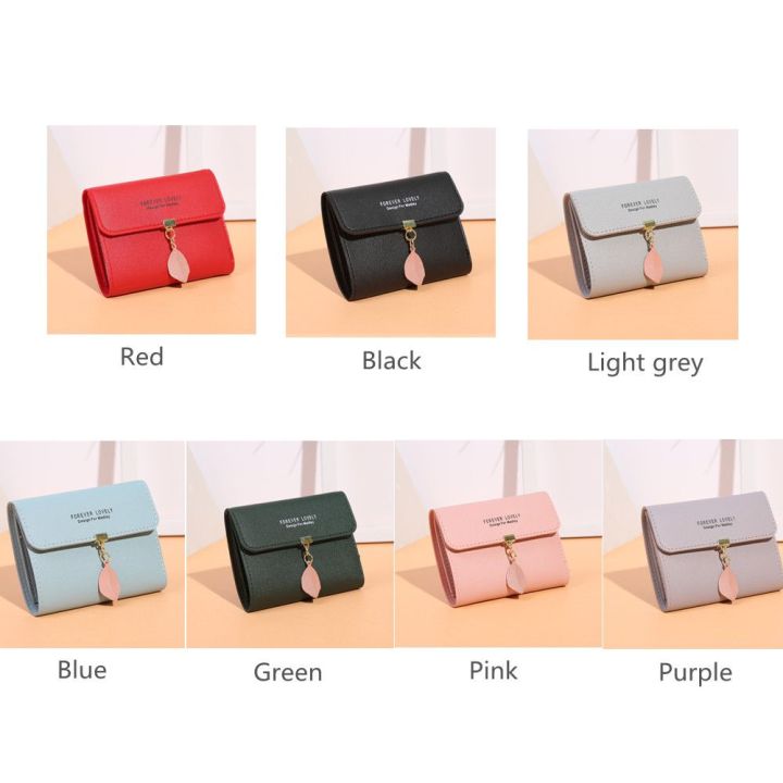 【Limited edition】 Ladies Card Bag Multi-functional Small Short Mini Purse Wallet Bag Women Wallets