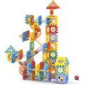 125Pcs DIY Creative Pipeline Rolling Ball Building Blocks Marble Drop Set. 