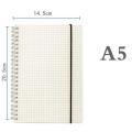 A5/A6 Spiral Book Coil Notebook Grid Line Blank Paper Journal Agenda Sketchbook Notepad Daily Weekly Planner Diary Stationery. 