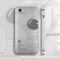 YYDS for Vivo Y81 Y81i 1812 Back Cover for Cute Astronaut Electro Plating Frosted Lens Full Protection Silicone Soft Mobile Phone Case for Man. 