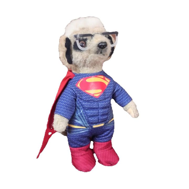 The Meerkat Sergei as Superman stuff  Plush Toy 20" good quality, birthday gift.