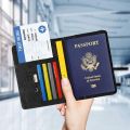 Voyager Series – RFID Protected Passport Cover Holder & Travel Wallet | Premium Leather Passport & Card Wallet for Men & Women. 