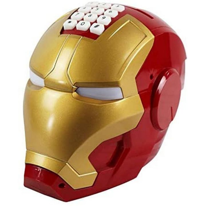 Marvel Avengers: Iron Man Helmet Electronic Safe Money Box - 10 inches