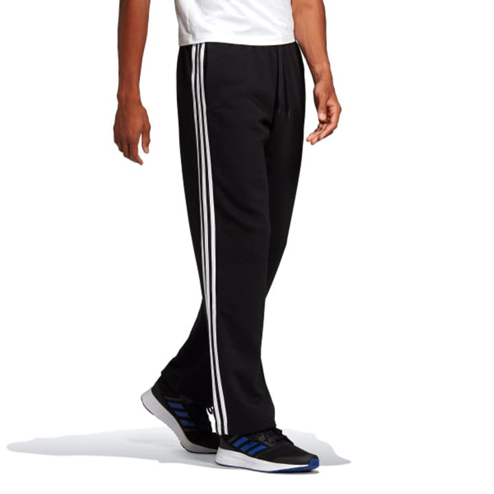 Casual Trousers for Men Pajamas For Gym Exercise with 2 Side Pockets and Elasticated Waist Band in Black