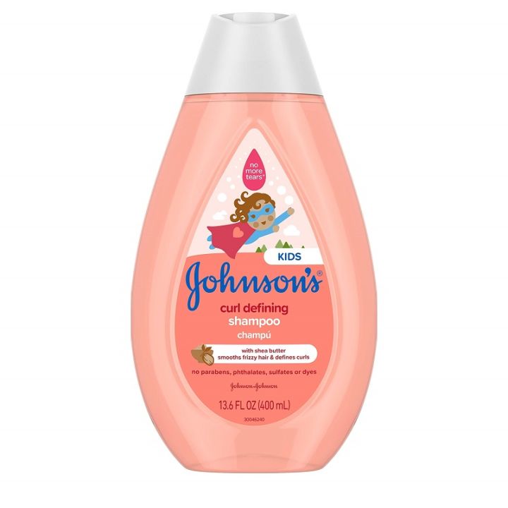 Johnsón"s Curl-Defining, Frizz Control, Tear-Free Kids' Shea Butter Baby Shampoo, 400ml (Imported)