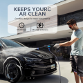 FENGSHITE PORTABLE HIGH PRESSURE CAR SOLAR PANELS WASHER (2 BATTERY)CORDLESS -FOAM BOTTLE INCLUDED - AUTO START- SELF PRIMING - PORTABLE-12 FEET LONG THROW -2 MONTH WARRANTY. 