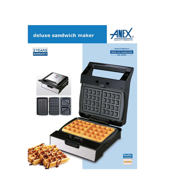 Anex%20Deluxe%20Sandwich%20Maker%203%20in%201%20AG%202039%20-%20750Watts%20-%20Sandwich%20maker,%20crispy%20waffle,%20Bar%20BQ%20grill%20%E2%80%93%20Non%20Stick%20Coated%20Plates%20%E2%80%93%202%20Years%20Brand%20Warranty%20-%20Image%203