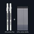 12PCS/lot 0.7mm Paint Marker Permanent Marker Graffiti Metalic Marker Pens Gold Silver White Pen Writting Drawing Art Supplies. 