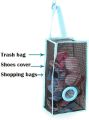 Shopping Storage Bag Organizer Kitchen Reusable Grocery Garbage Bag Holder. 