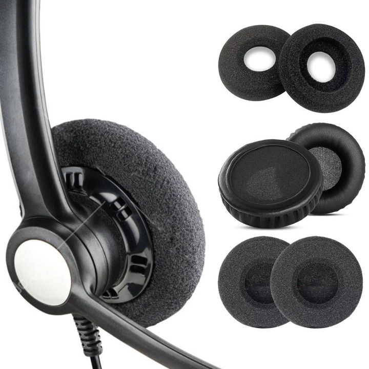 1Pair Replacement foam Ear Pads pillow Cushion Cover for Plantronics C3225 3220 320/3210 H251/261 Headphone Headset EarPads