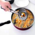 Multi-functional 2 in 1 Fry Tool Filter Spoon Strainer With Clip,Oil Frying BBQ Filter Stainless Steel Mesh Strainer Kitchen Tool Frying. 