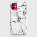 iPhone 11  Cover Case Dark white marbel Hard Cover- Design 41 Cover. 