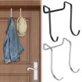 1/2Pcs Door Hanger Hook Stainless Steel Double S-Shaped Storage Hook for Bathroom Kitchen Home Organizer. 