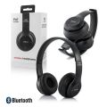 P47 Wireless Foldable Headphones Support Memory Card FM Radio for Pc TV Smart Phones & Tablets Etc. 