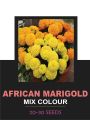 African Marigold Mix Colour Winter Season Flower Seeds. 