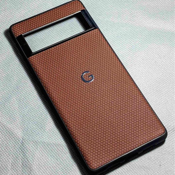Google Pixel 6 Case - Premium Leather Soft TPU Bumper Shockproof Anti-Scratch Protective Phone Cover