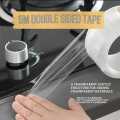 1Pcs Nano Tape 5 Meter Double Sided Heavy Duty Tape Ultimate Multipurpose Solution Washable Adhesive Strong Sticky Strips Gel Grip Tape. 