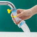 Kitchen accessories fan faucet tap shower | 360 rotatable water filter  | Silicone Flexible Water Tap Shower Head With Water Filter Sprink. 
