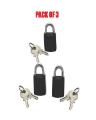 Pack of 3 - 20mm Grey Iron Padlock. 