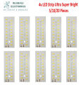 4V Ultra Bright LED Strip Light 18 LEDs DIY Torch Emergencies - 5/10/20 Pack. 