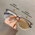 Anti-Blue Photochromic Anti Radiation Glasses Retro Eyeglass Sunglasses For Women/men Salamin Glass. 