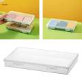 Picture Storage Box with Lid Clear Dustproof Wear Resistance Craft Keeper Photo Box for Stamps 410ml. 