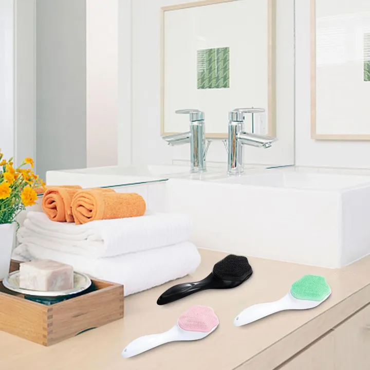 SP%20Dealz%20%20Handheld%20Silicone%20Face%20Scrubber%20Exfoliator,%20Ooloveminso%20Face%20Brushes%20for%20Cleansing%20and%20Exfoliating,%20Manual%20Facial%20Cleansing%20Brush,%20Gentle%20Soft%20Face%20Wash%20Brush%20for%20Sensitive,%20Delicate,%20Dry%20Skin%20-%20Image%209