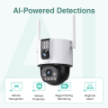 Botslab W315 Wi-Fi Outdoor Smart Home Camera 4MP + 4MP Ultra HD Dual Lens Color Night Vision Support Wi-Fi. 