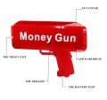 Rain Money Gun Toy with 100 Pcs Play Money Cash Paper Playing Spray. 