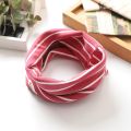 Winter Snood scarf For Children Baby Warm Cotton Double Layer Neck Scarf Stripe Warmer Children's scarf Bebe Neck Scarves. 