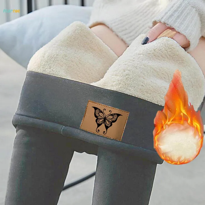 Women%20Winter%20Leggings%20Thermal%20Elastic%20Tights%20Pants%20Soft%20Skinny%20Fleece%20Lined%20Thick%20for%20Running,%20Hiking,%20Yoga%20,%20XXL%20-%20Image%204