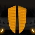 Car Reflector Stickers Reflective Exterior Car Front Bumper Decals Warning Tape. 