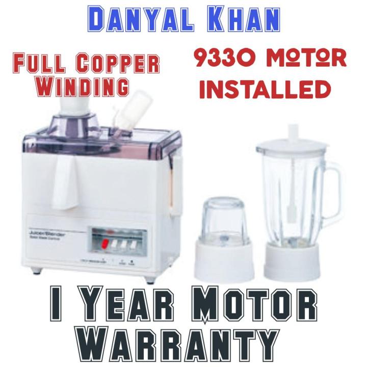 3 in 1 Juicer, Blender and Grinder original copper motor. 9330 heavy motor installed (Commercial Use)
