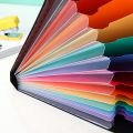 Expanding File Folders 7 Pockets A4 Plastic File Folder Organizer. 