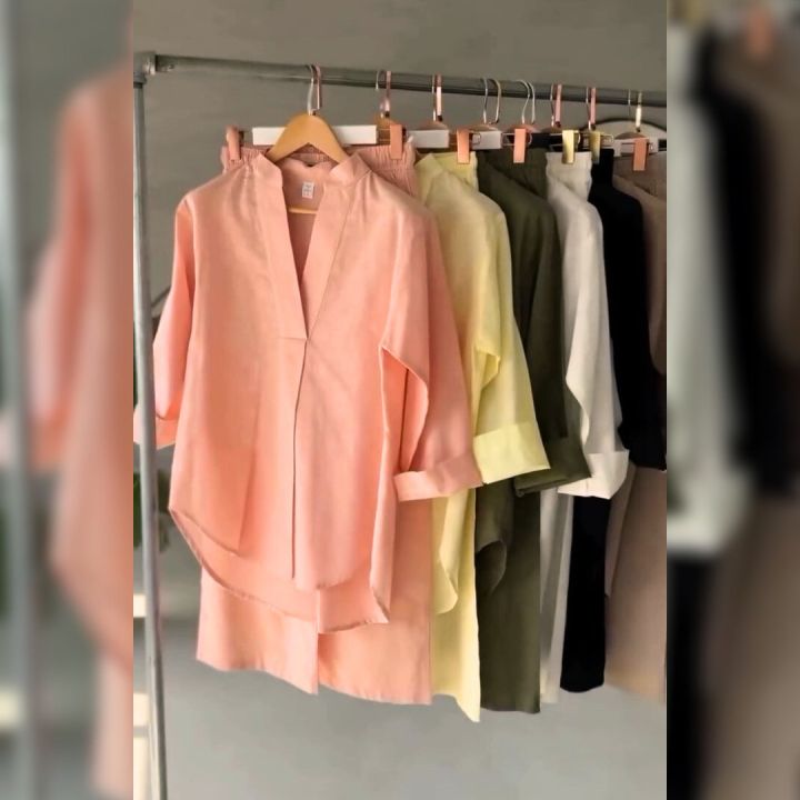 Western%20Style%20Kurta%20&%20Pent%20Trouser%20Co-Ord%20Set%20-%20Casual%20Dresses%20for%20Women%20-%20Image%202