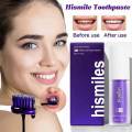 V34 Hismile Toothpaste Whitening Smile Teeth Stain Cleaning. 