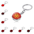 Anime Naruto Sharingan Keychain Accessories Car Bag Charm Pendant Cartoon Uchiha Eye Model Keychain Key Ring Toys for Children. 