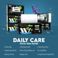 WBM Facial Tissue Paper Lavender Fragrance - 200s (2 Ply) | Super Soft Tissue Made with 100% Wood Pulp. 