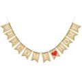 XINQIUS Welcome Home Banner Burlap Sign Party Buntings for Welcome Party Great for Baby Shower, Wedding Home Party Decor. 