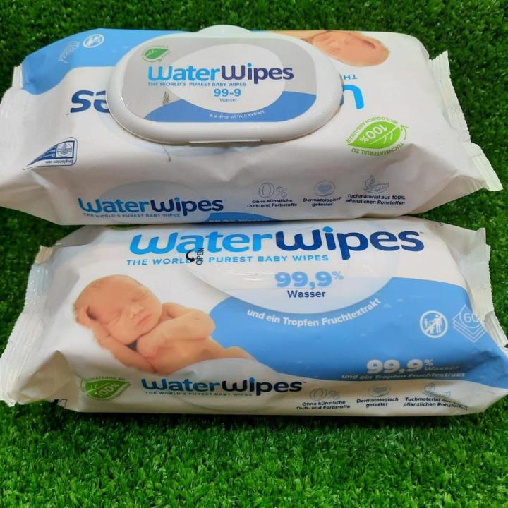 Water Baby Wipes | Pack of 6