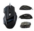 Wired Mouse, Computer USB Mouse, T6 Optical Gaming Mouse, RGB Backlit Ergonomic Mouse, Adjustable 800 to 2000 DPI for Desktop, Laptop, PC, Home. 
