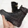 Delta commando shoes ankle boots long shoes Army shoes Hiking shoes Trekking shoes Leather long shoes commando. 