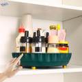 Turntable Organizer Cosmetic Organizer Multipurpose Rotating Desktop Storage Tray Spice Rack for Countertop Vanity Bathroom Cabinet Cupboard. 