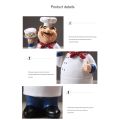 Retro Chef Model Ornaments Resin Crafts Mini Chef Figurines Home Kitchen Restaurant Bar Coffee Decor-A. 