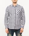 L/S Woven Shirt Black & White -Special Online Price. 