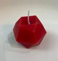 Diamond Hexagon Candles Geometric Candle Home Décor - Modern Decorative - Parrafine Wax Diamond Shaped Candle. 