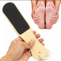 Professional Foot File Callus Remover - Wooden Pedi Foot Scrubber Filer for Dead Skin - Double Sided Foot Scraper Exfoliator for Dry and Wet Feet Care - Spa Quality Foot Rasp Grater Pedicure Tools. 