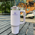 Stanley Cup - 40oz Tumbler with Straw - Coffee Mugs - Flask Bottle Hot and Cold - Coffee Glass - Water Bottle for Girls - Mugs - Gym Bottle - Travel Accessories - Gift for Girls - Stainless Steel Cup for Water, Ice Tea or Coffee. 
