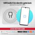 Smart wifi switch for electric gate door lock - only switch lock not include - 220V - share with family - timer & schedule. 